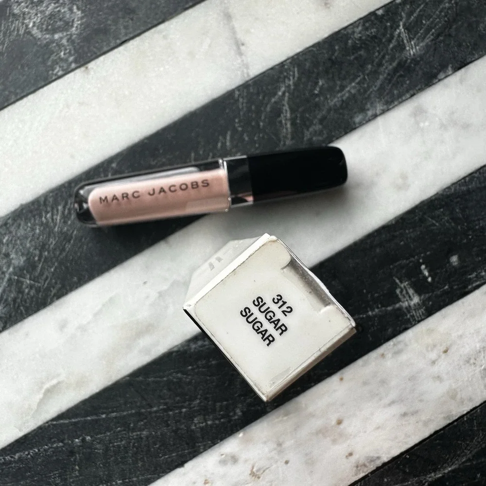Marc Jacobs 312 SUGAR SUGAR Enamored Hi-Shine Gloss Lip Lacquer Travel Size NOS
